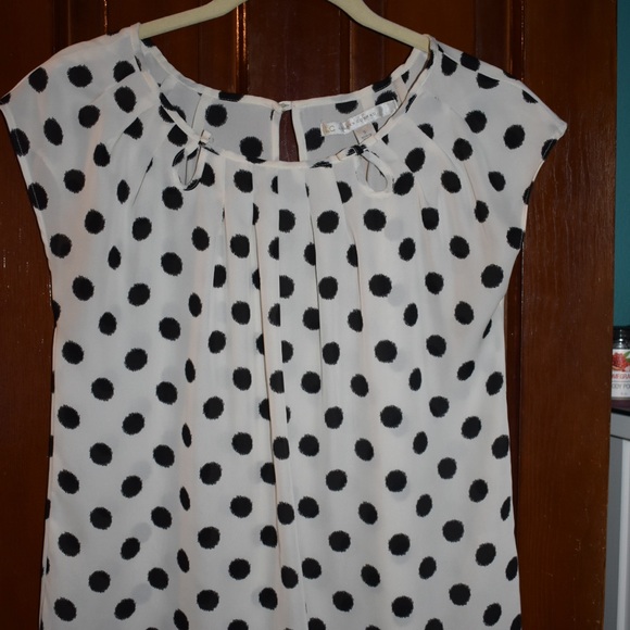 LC Lauren Conrad Tops - Polka dot top